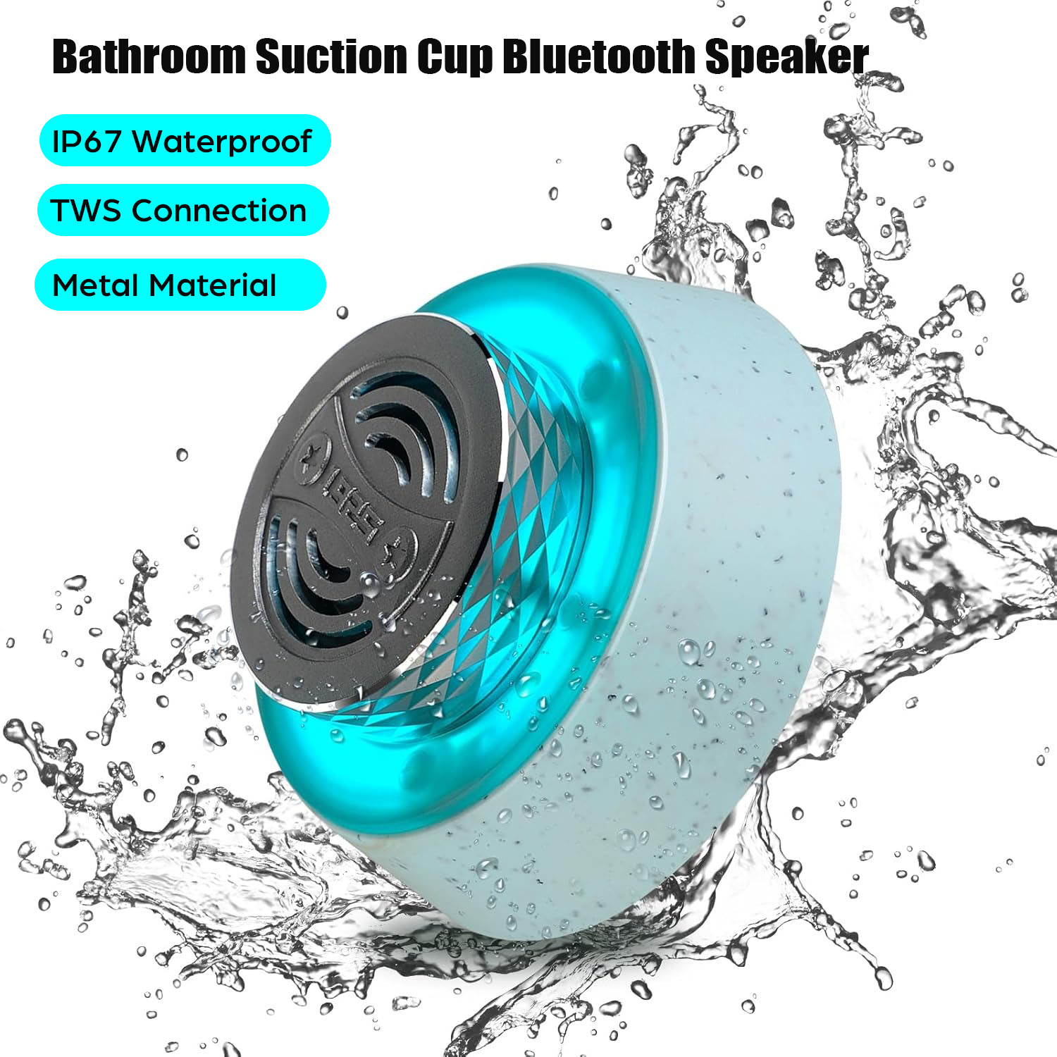 Home Bathroom Called - Mini Bluetooth-luidspreker Douche Subwoofer Handsfree bellen