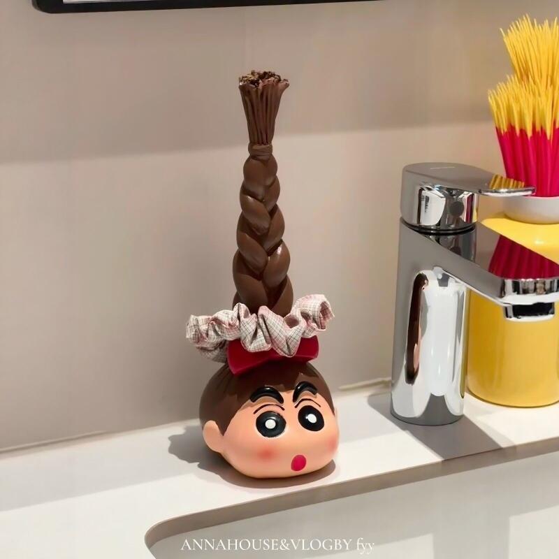 Home Bathroom Equipment - Kawaii Crayon Shin Chan Lange Vlecht