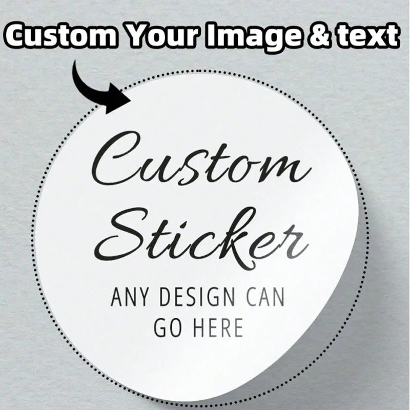 Home Bathroom Wall Decor - Op maat gemaakte ronde stickers, gepersonaliseerde