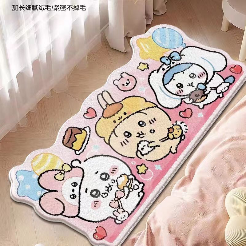 Home Goods Bathroom Accessories - Leuke Chiikawa Pluche Nachtkastje Tapijt Cartoon