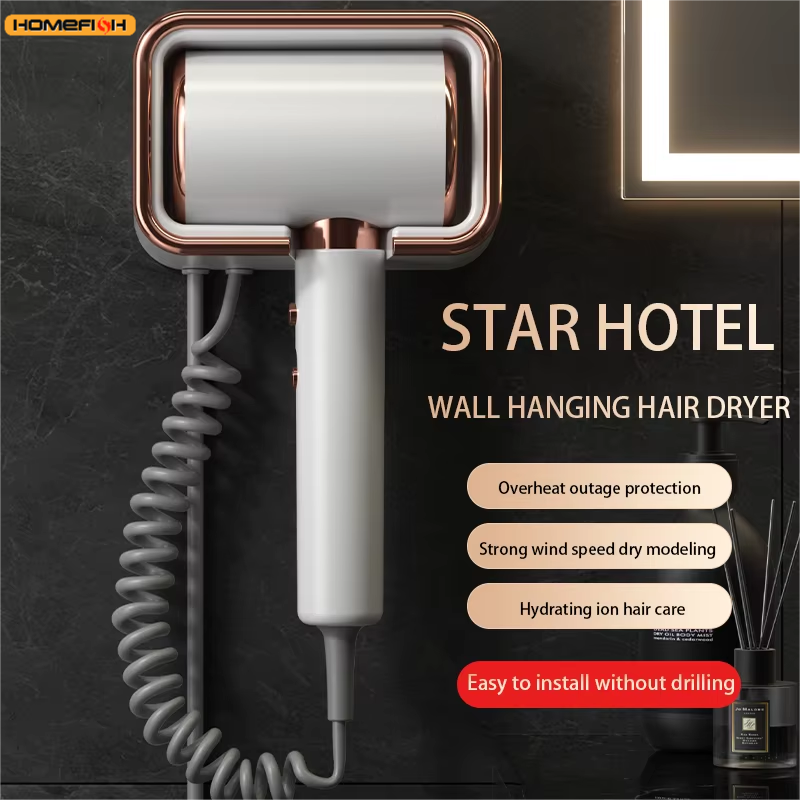 Home Depot Bathroom Vanities - HOMEFISH Hotel-exclusieve haardroger, aan de muur