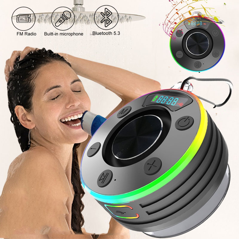 Home Bathroom Called - Douche Bluetooth 5.3-luidspreker Waterdicht Draadloos handsfree