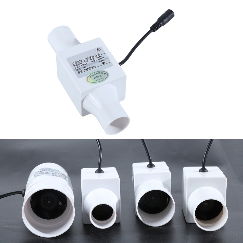 Home Bathroom Exhaust Fan - 12V Stille Inline Pijp Ventilatie Afzuigventilator