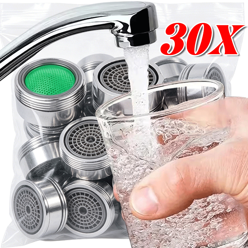 Home Bathroom Faucets - Herbruikbare 24mm kraanbeluchterset Spatwaterdicht Waterbesparende beluchting