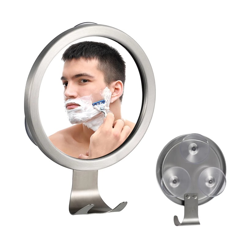 Shaving Mirror Suction - Badkamer spiegel met anti-condenslaag, zuignap &