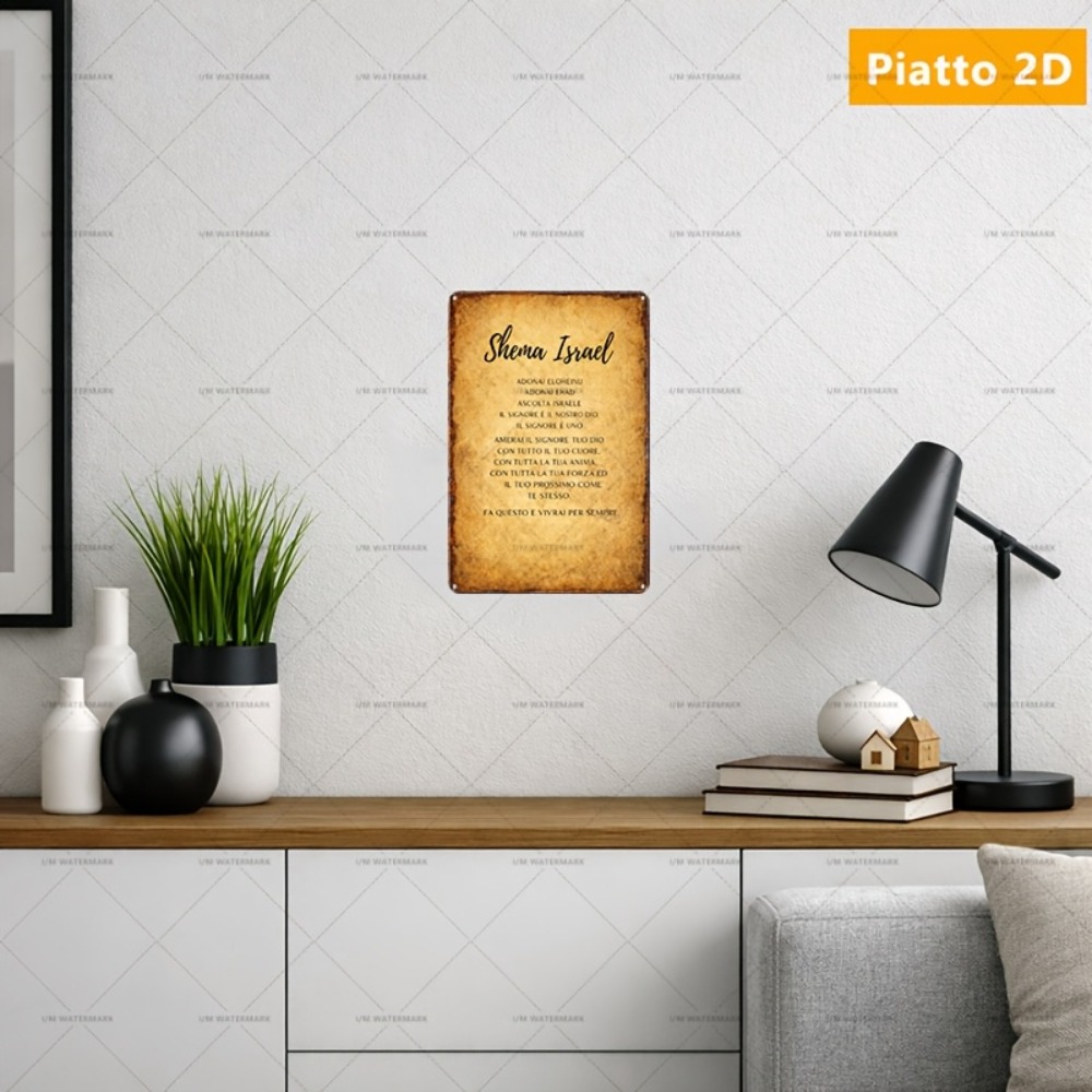 Home & Bathroom Building Products Pte Ltd Reviews - CIFBUY Hebreeuwse Schrift Aluminium Wanddecoratie 8x8