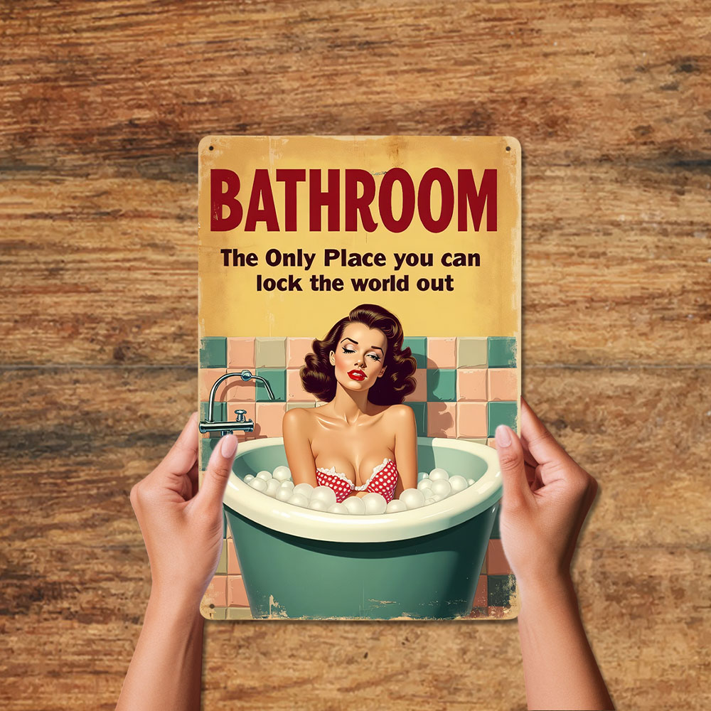 Grappige Badkamer Regels Vinta - Home Bathroom Rules recensie en prijs
