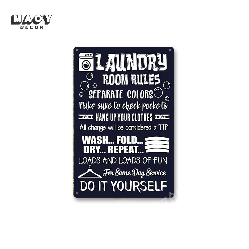Slogan Metalen Tin Bord Wasrui - Home Bathroom Wall Decor recensie en prijs