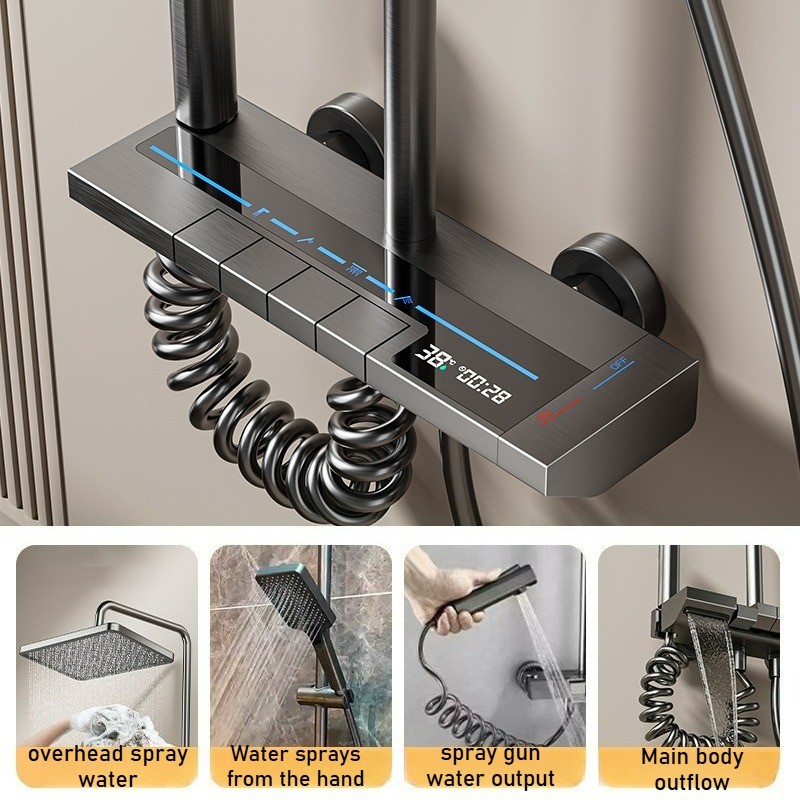 LED Digitale Display Doucheset - Home Bathroom Faucets recensie en prijs