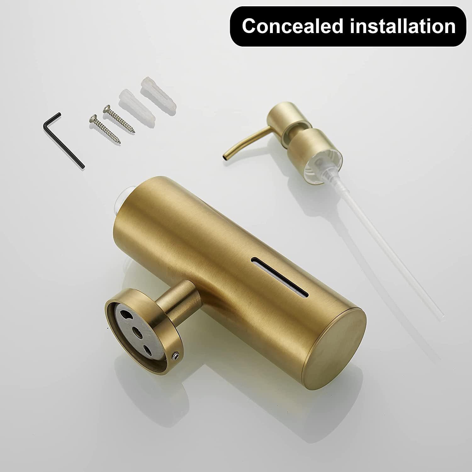 Enkele 250ML zeepdispenser voo - Home Bathroom Wall Soap Dispenser recensie en prijs