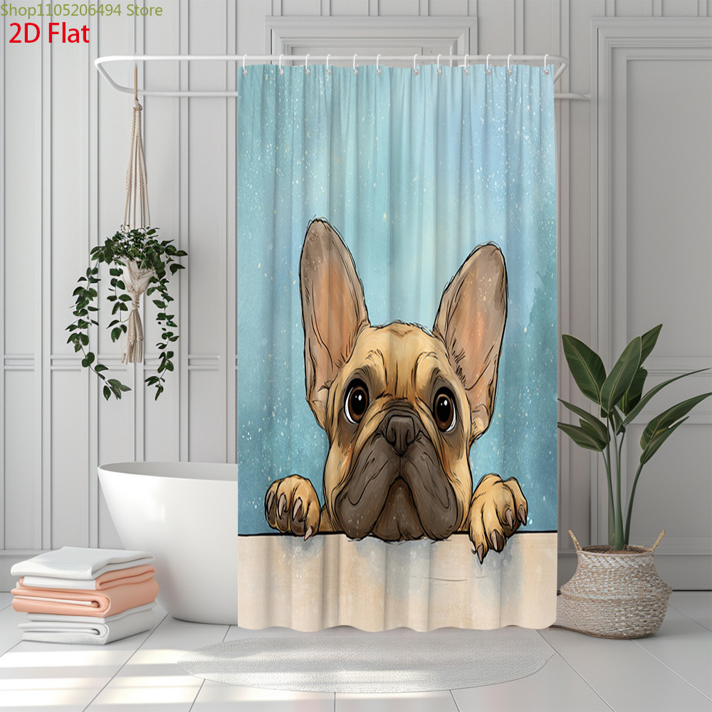 Schattig douchegordijn met Fra - Home Bathroom Design Ideas recensie en prijs
