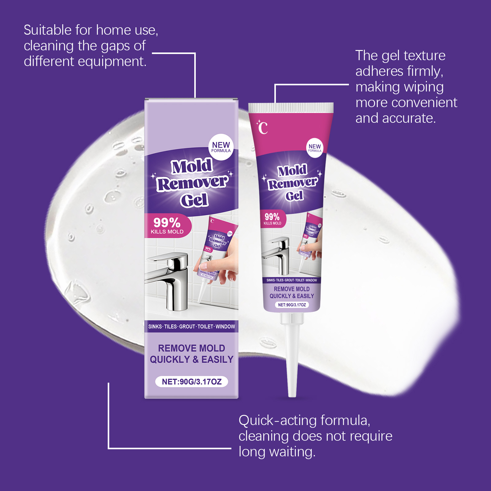 Krachtige huishoudelijke reini - Home Bathroom Cleaning Solution recensie en prijs