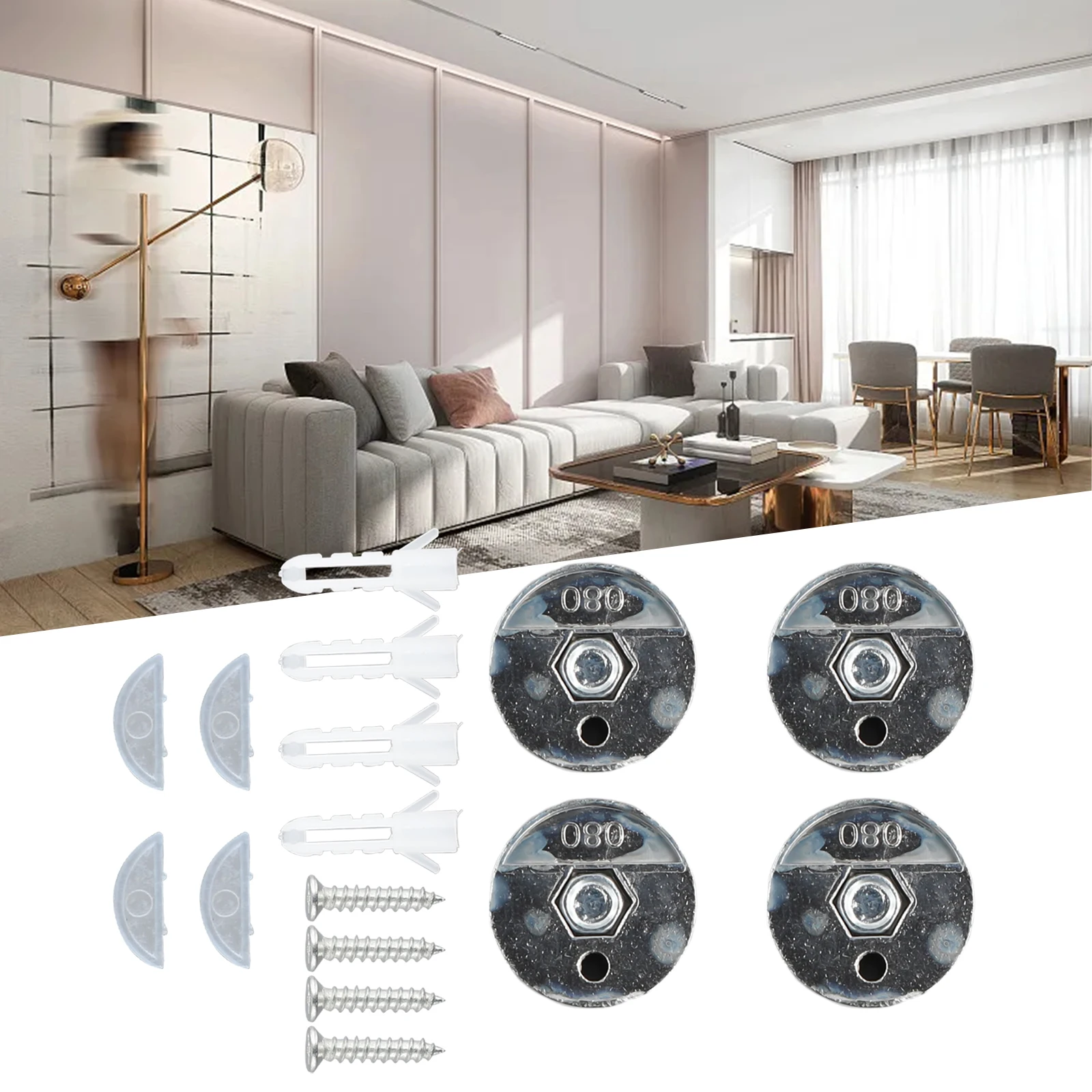 4 stuks glazen spiegelclips sp - Home Hardware Bathroom Mirrors recensie en prijs