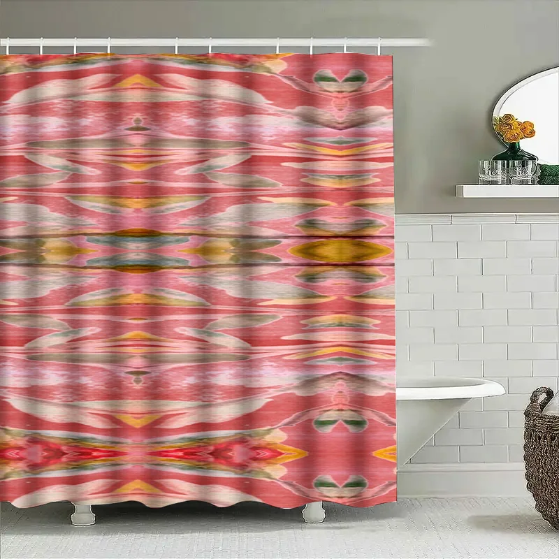 Abstract aquarel douchegordijn - Home Bathroom Design Ideas recensie en prijs