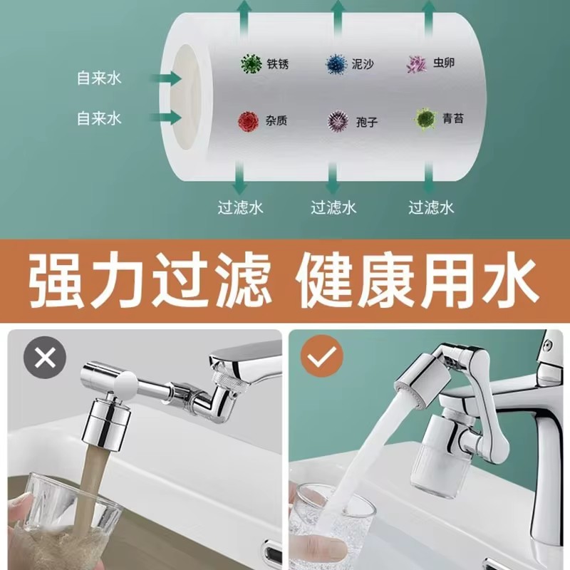 Nieuw Zwart 1440 °   Draaibaar - Home Bathroom Faucets recensie en prijs