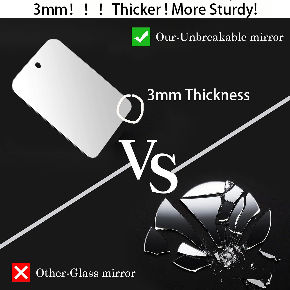 Acrylspiegel met muurzuiging D - Shaving Mirror Suction recensie en prijs