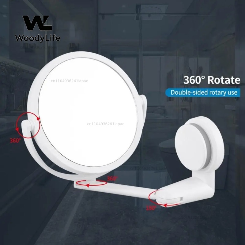 Roterende kunststof opvouwbare - Shaving Mirror Suction recensie en prijs