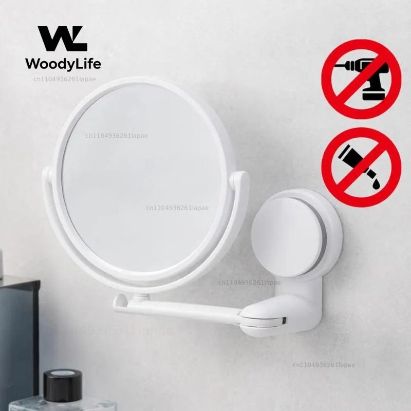 Roterende kunststof opvouwbare - Shaving Mirror Suction recensie en prijs