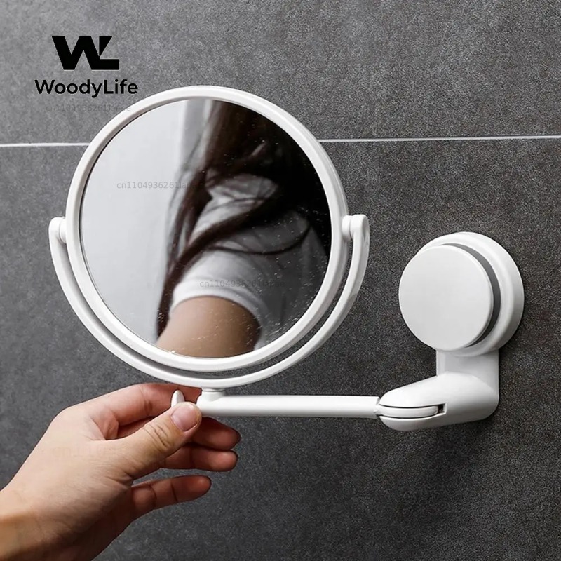 Roterende kunststof opvouwbare - Shaving Mirror Suction recensie en prijs