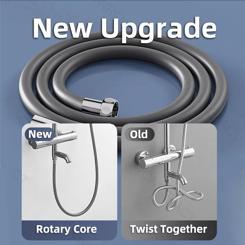 2,5 m grijze extra lange silic - Home Bathroom Equipment recensie en prijs