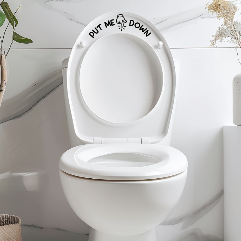 2 stuks grappige toilet sticke - Home Bathroom Design Ideas recensie en prijs
