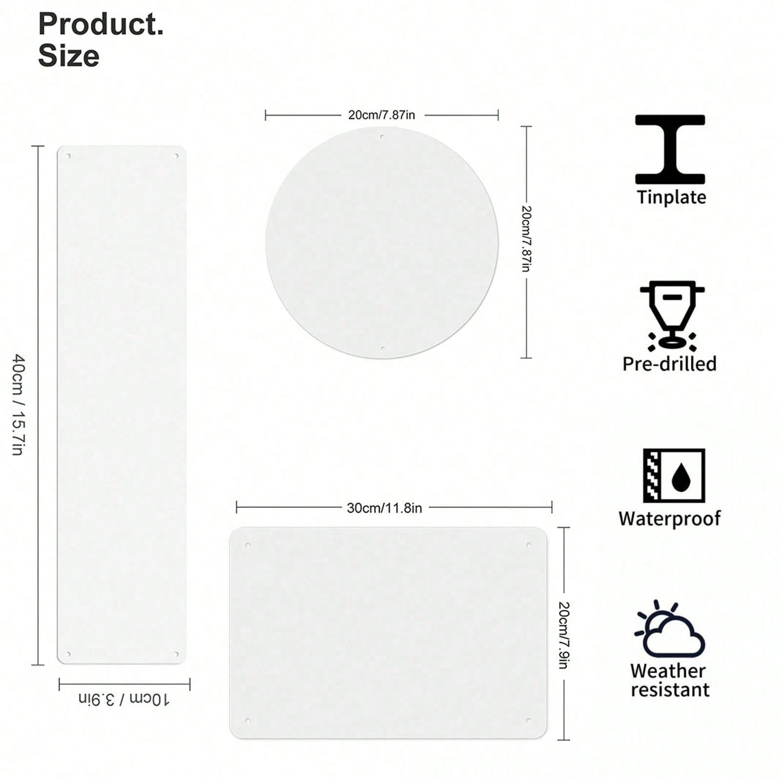 2D plat - 2D vlak, 1 vintage h - Home Bathroom Wall Decor recensie en prijs