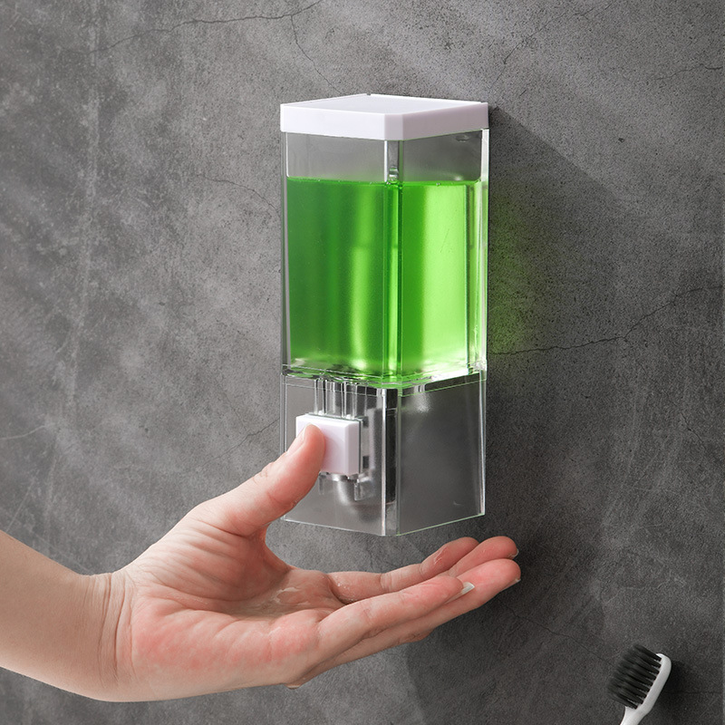 Nieuwe transparante wandgemont - Home Bathroom Wall Soap Dispenser recensie en prijs