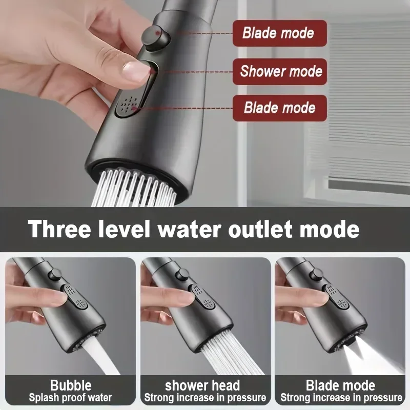 Kraan Extender Metaal Drie Mod - Home Bathroom Faucets recensie en prijs