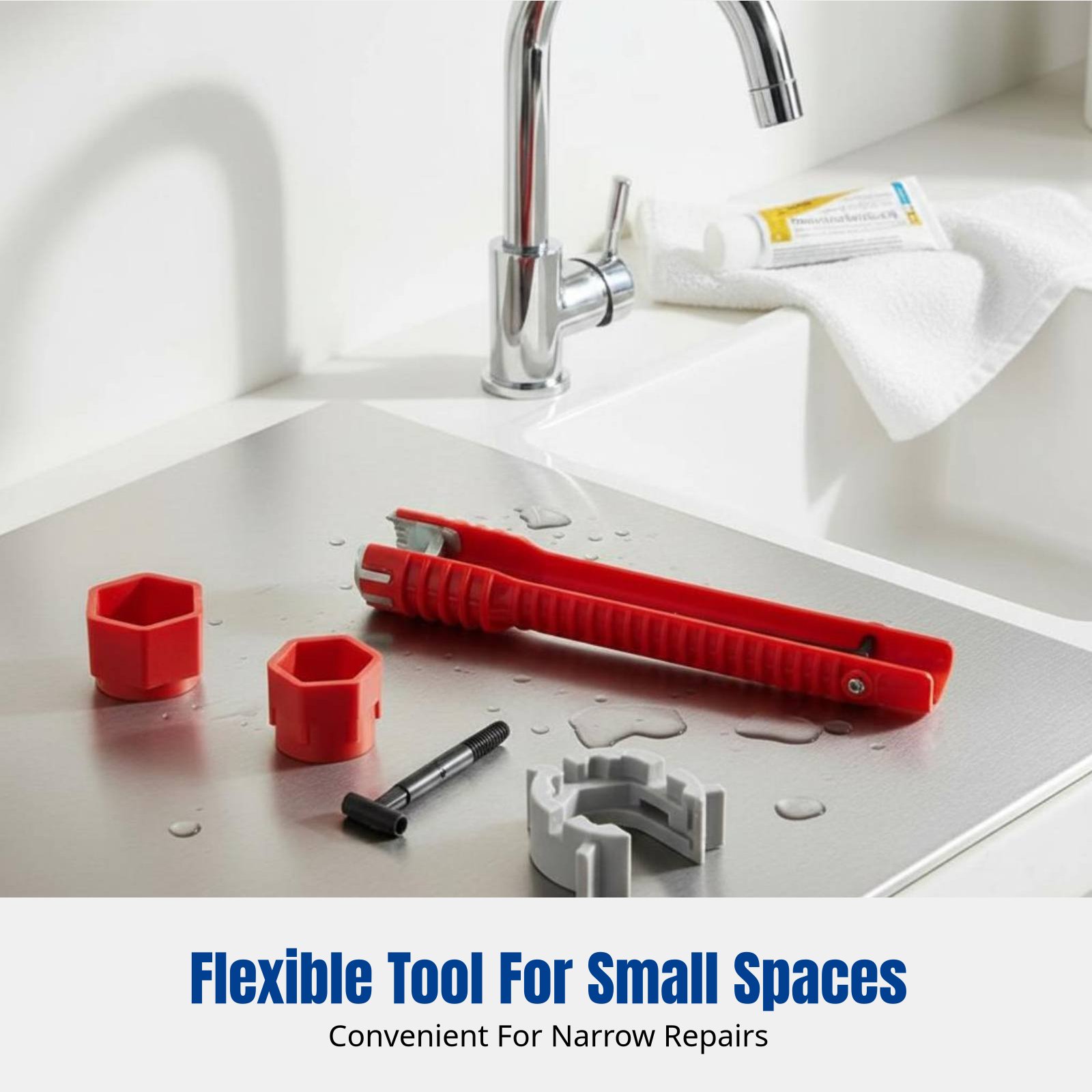 Sanitair-gootsteensleutel, mul - Home Bathroom Faucets recensie en prijs