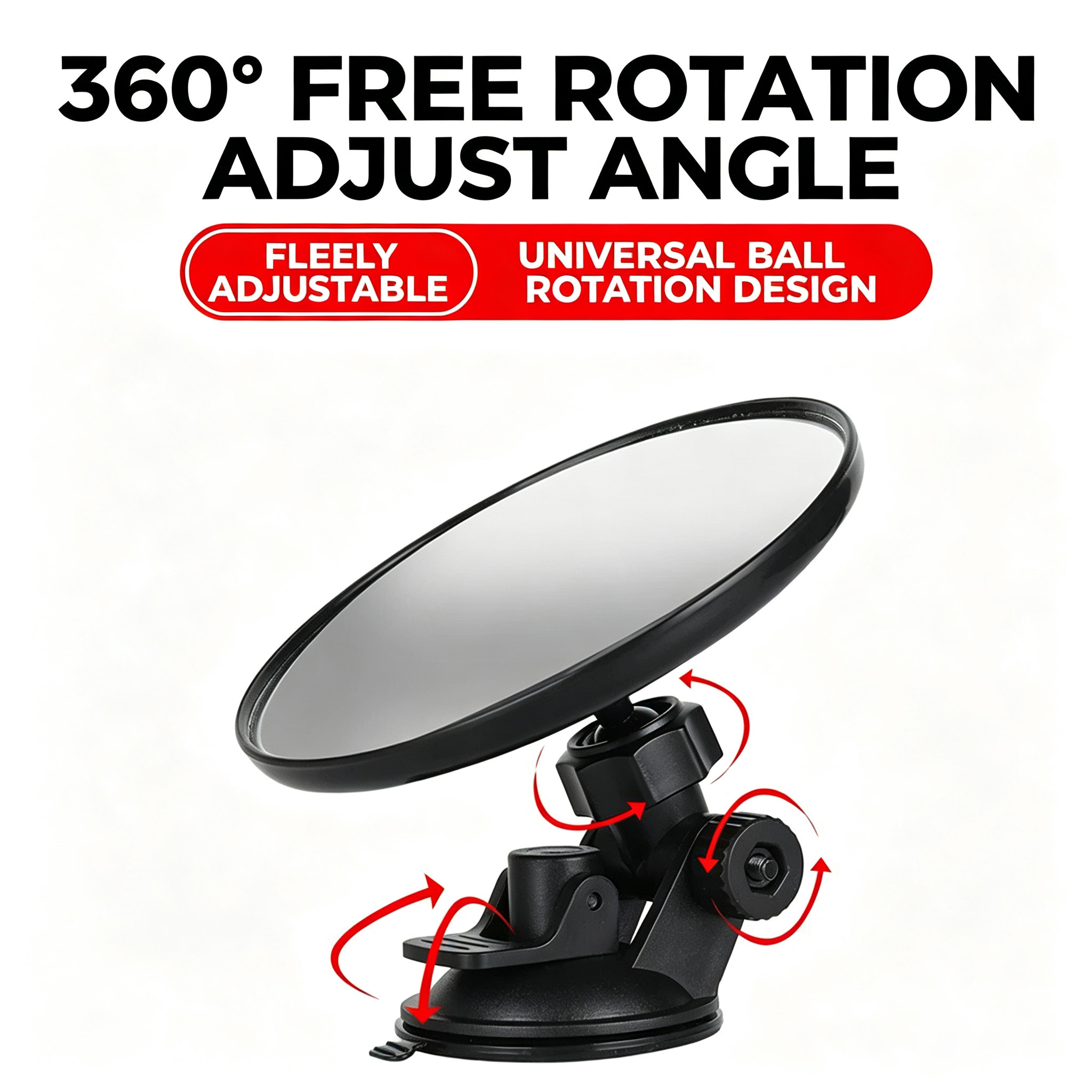 360 graden draaibare HD dodeho - Shaving Mirror Suction recensie en prijs