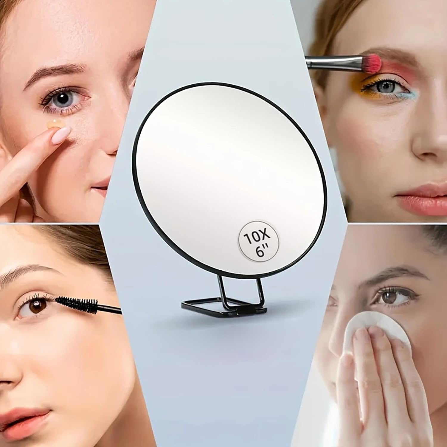 Draagbare 6 inch reisspiegel m - Shaving Mirror Suction recensie en prijs