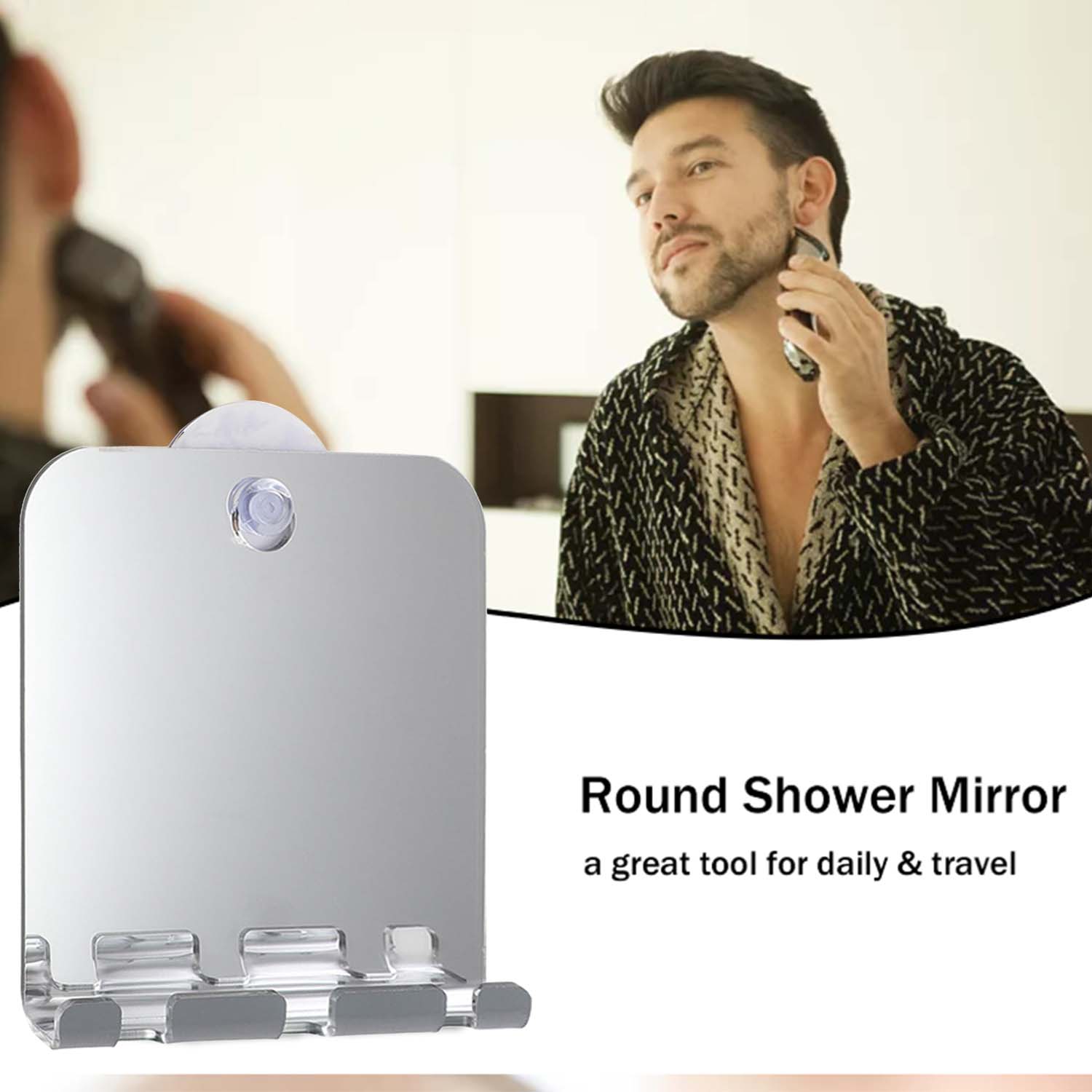 Onbreekbare Mistvrije Reisspie - Shaving Mirror Suction recensie en prijs