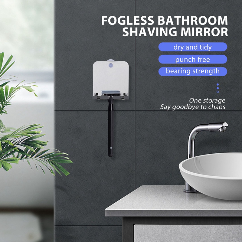 Onbreekbare Mistvrije Reisspie - Shaving Mirror Suction recensie en prijs
