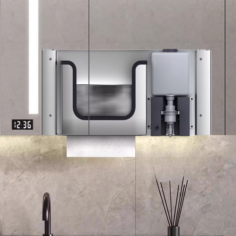 RVS verborgen papieren handdoe - Home Bathroom Wall Soap Dispenser recensie en prijs