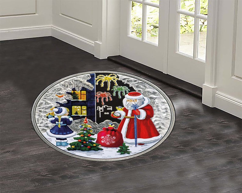 Kerstboom rond tapijt, kerst z - Home Bathroom Design Ideas recensie en prijs