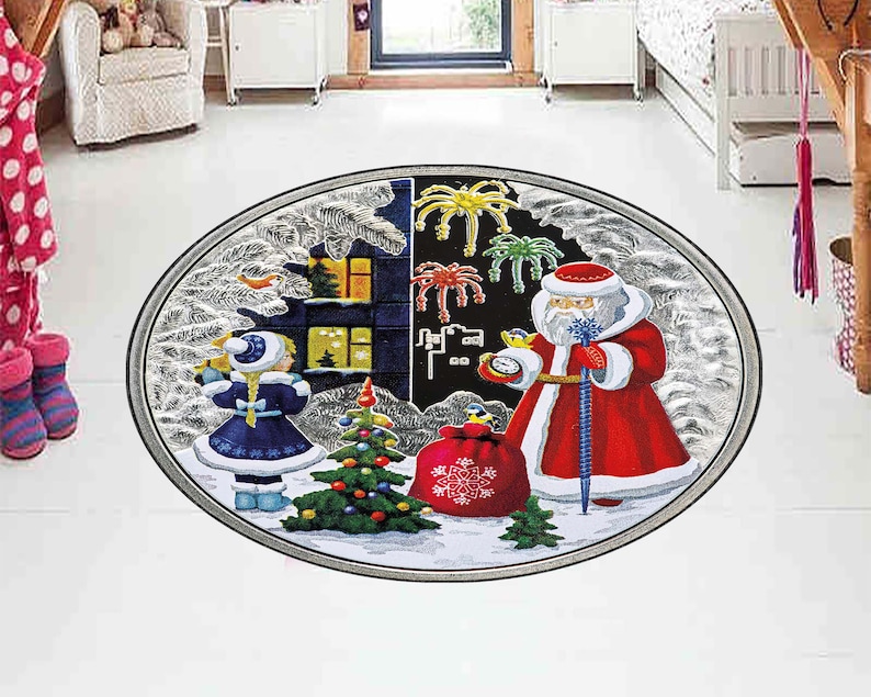 Kerstboom rond tapijt, kerst z - Home Bathroom Design Ideas recensie en prijs